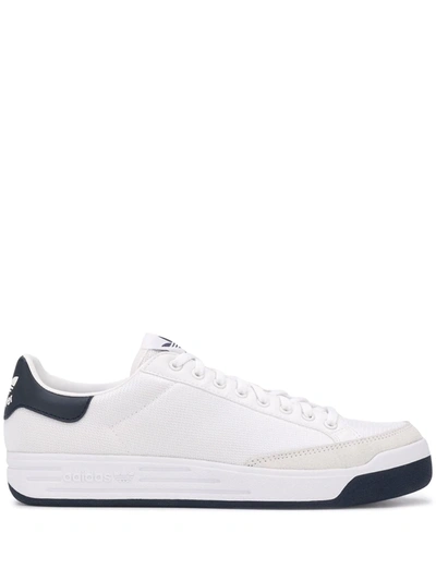 Shop Adidas Originals Rod Laver Sneakers In White