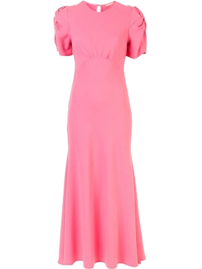 Shop Maggie Marilyn Maxi Short-sleeve Dress In Pink