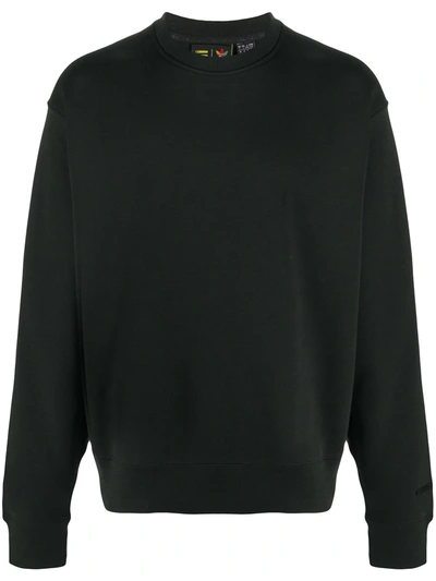Shop Adidas Originals By Pharrell Williams X Pharrell Williams Long Sleeve Sweatshirt In Black