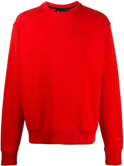 Shop Adidas Originals By Pharrell Williams Oversized Sweatshirt In Red