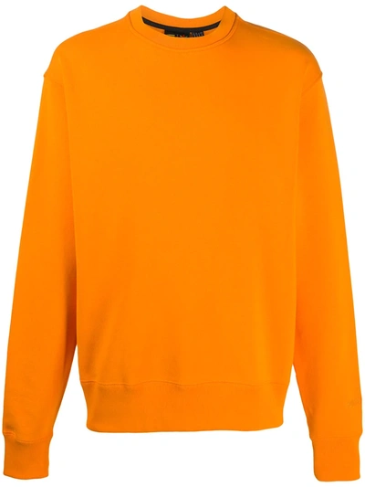 Shop Adidas Originals By Pharrell Williams Jersey Sweatshirt In Orange