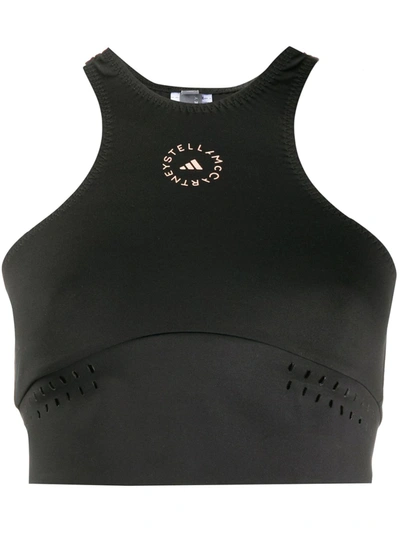 Shop Adidas By Stella Mccartney Truepurpose Bikini Top In Black