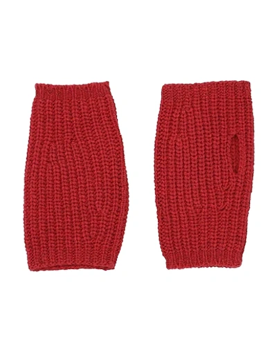 Shop Gucci Gloves In Red