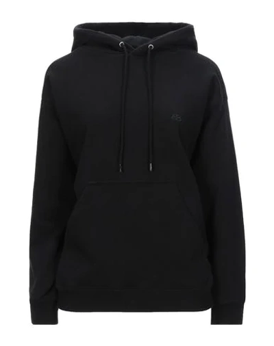 Shop Balenciaga Hooded Sweatshirt In Black