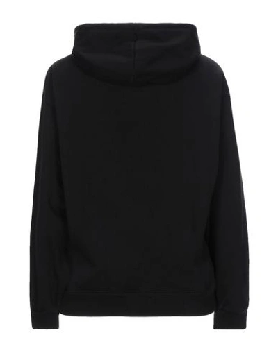 Shop Balenciaga Hooded Sweatshirt In Black