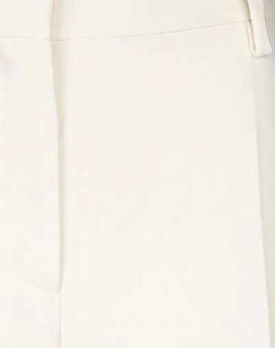 Shop Valentino Garavani Woman Pants Ivory Size 6 Virgin Wool In White