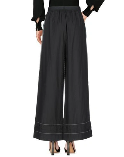 Shop Hache Woman Pants Dark Green Size 6 Polyester, Elastane, Cotton