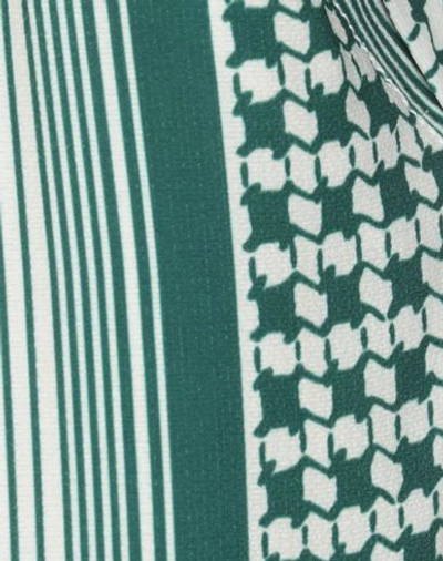 Shop Hache Woman Pants Dark Green Size 6 Polyester, Elastane, Cotton