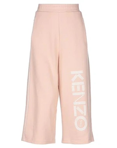 Shop Kenzo 3/4-length Shorts In Blush