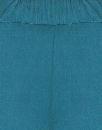 Shop Versace Jeans Couture Casual Pants In Deep Jade