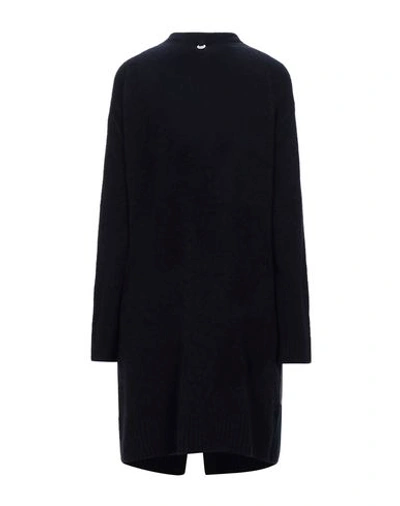 Shop High By Claire Campbell Cardigan In Dark Blue