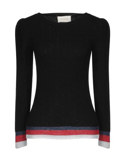 Shop Gucci Cashmere Blend In Black