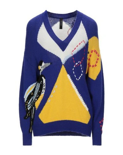 Shop Marc Cain Sweaters In Blue