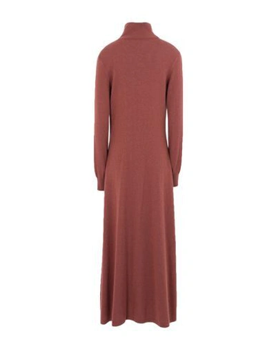 Shop Agnona Midi Dresses In Brown