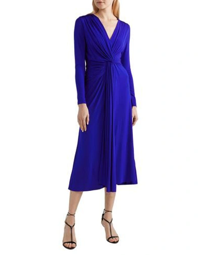 Shop Jason Wu Collection Midi Dresses In Bright Blue