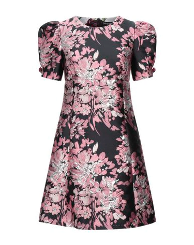 Dolce & Gabbana Short Dresses In Black
