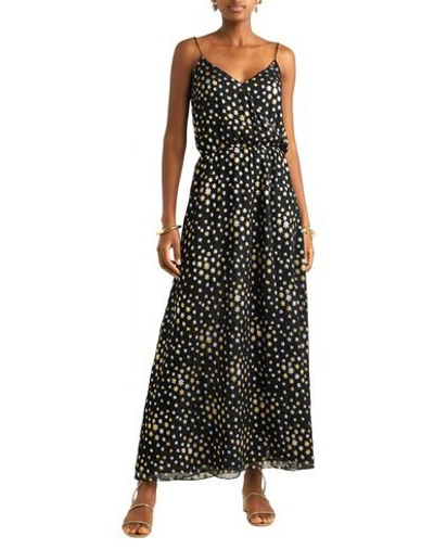 Shop Marie France Van Damme Long Dresses In Black