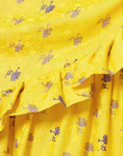 Shop Preen By Thornton Bregazzi Long Dresses In Yellow