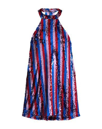 Shop Halpern Woman Mini Dress Blue Size 10 Polyester