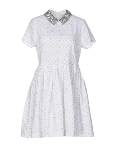 Shop Manoush Short Dress In White