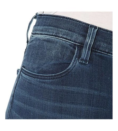 Shop J Brand Maria Super-skinny High-waist Stretch-denim Jeans In Suspense