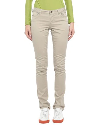 Shop Siviglia Woman Pants Military Green Size 30 Cotton, Elastane