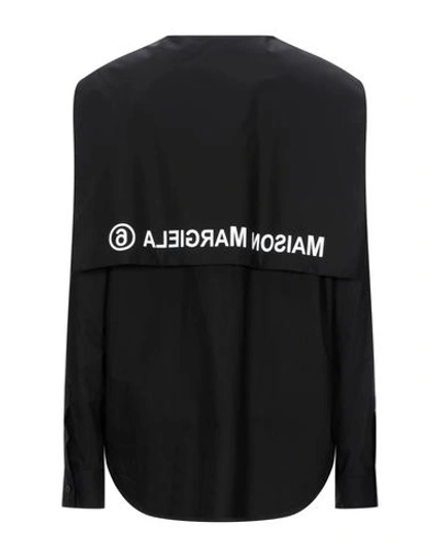 Shop Mm6 Maison Margiela Shirts In Black