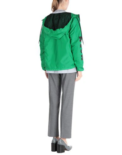 Shop Msgm Jacket In Green