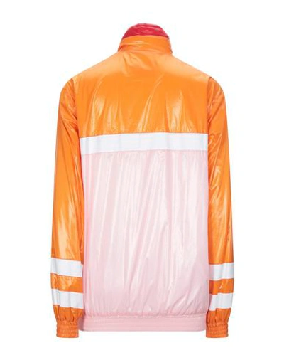 Shop Burberry Jackets In Orange