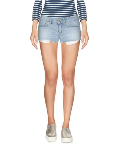 Shop Dondup Denim Shorts In Blue