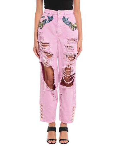 Shop Versace Jeans Couture Jeans In Pink