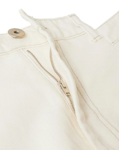 Shop Maison Margiela Denim Pants In White