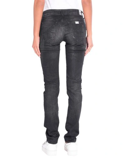 Shop Replay Denim Pants In Black