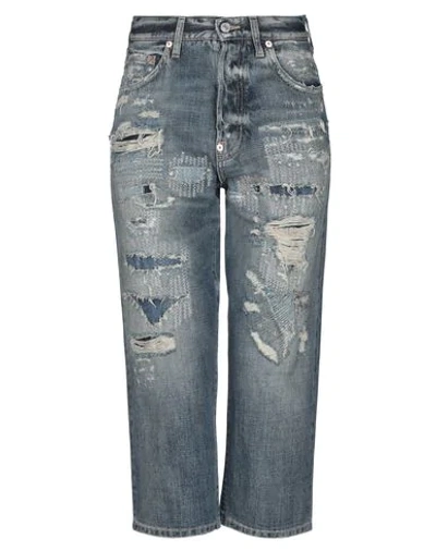 Shop Givenchy Denim Cropped In Blue