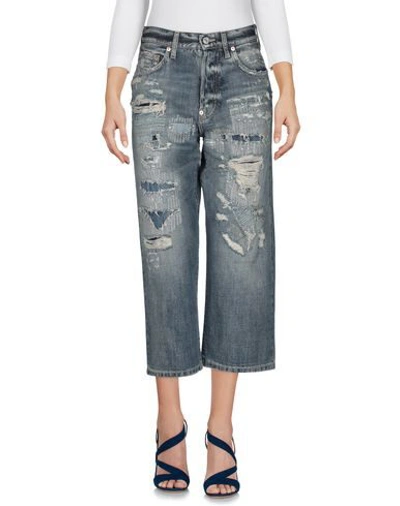 Shop Givenchy Denim Cropped In Blue