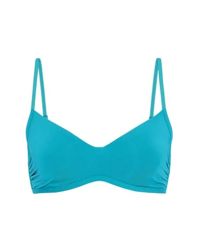 Shop Jets By Jessika Allen Bikini Tops In Turquoise
