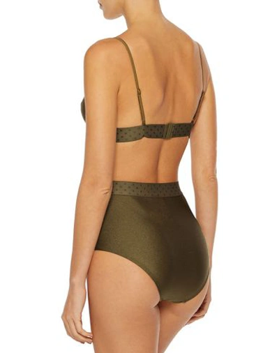 Shop Zimmermann Bikini Bottoms In Military Green