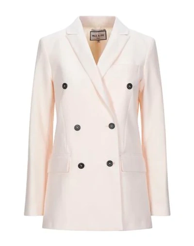 Shop Paul & Joe Suit Jackets In Light Pink