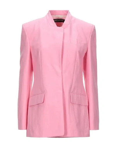 Shop Ter Et Bantine Woman Blazer Pink Size 6 Cotton, Silk