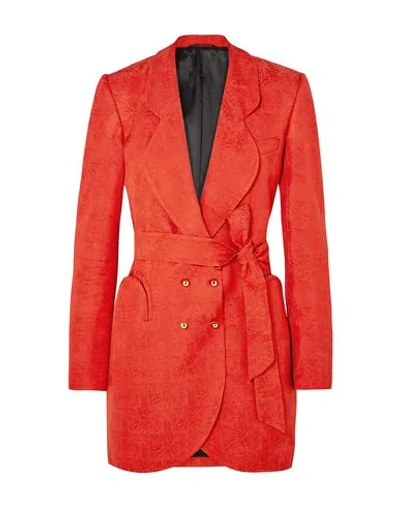 Shop Blazé Milano Woman Blazer Red Size 3 Viscose