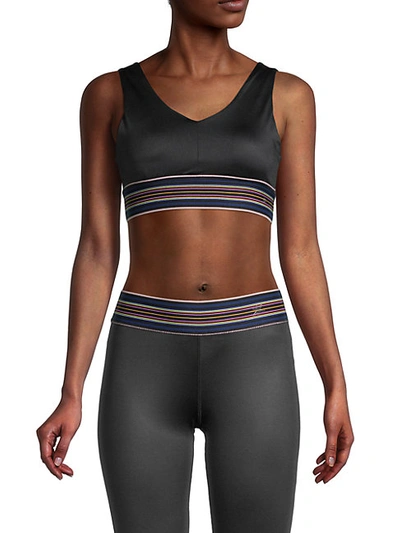 Shop Splendid Sports Bra In Black