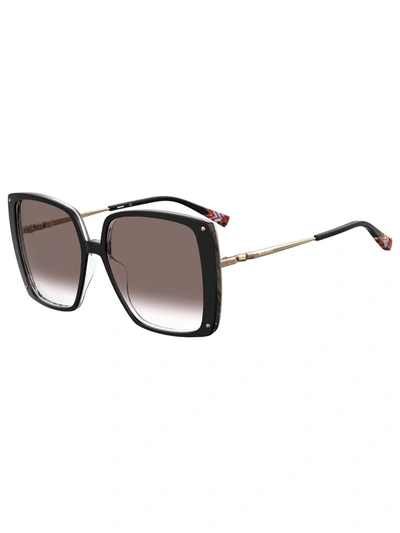 Shop Missoni Mis 0002/s Sunglasses In O Black