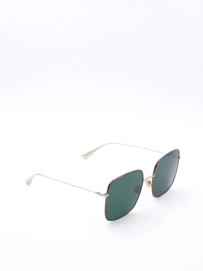 Shop Dior Stellaire1 Sunglasses In Gold