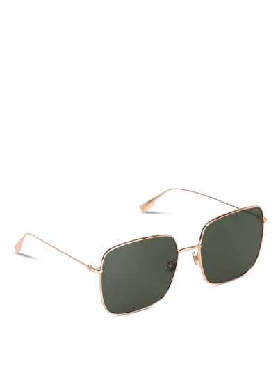 Shop Dior Stellaire1 Sunglasses In Gold Copper