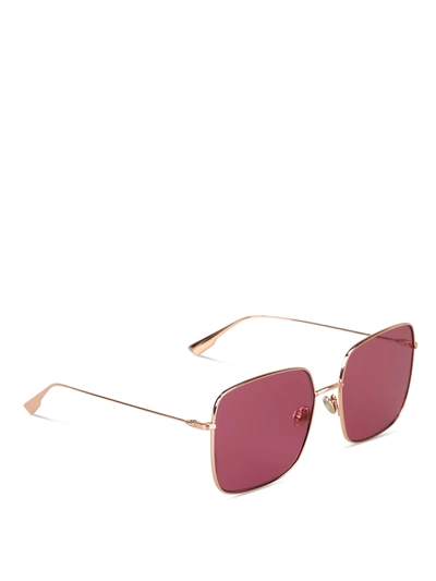 Shop Dior Stellaire1 Sunglasses In Ddb/vc Gold Copper