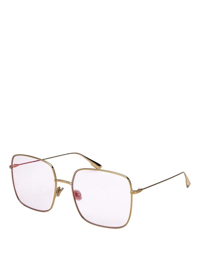 Shop Dior Stellaire1 Sunglasses In /te Rose Gold