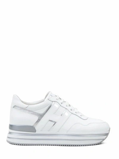 Shop Hogan Midi H222 Sneakers In White