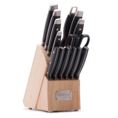 Shop Hampton Forge Hampton Signature Continental 15-pc. Cutlery Set In Black