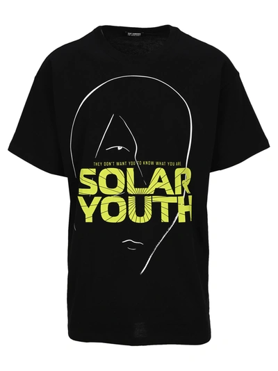 Shop Raf Simons Solar Youth T-shirt In Black