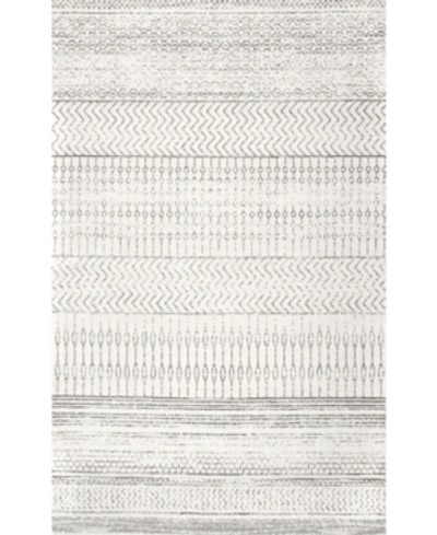 Nuloom Nova Rzbd65b Gray 4' X 6' Area Rug In Gray